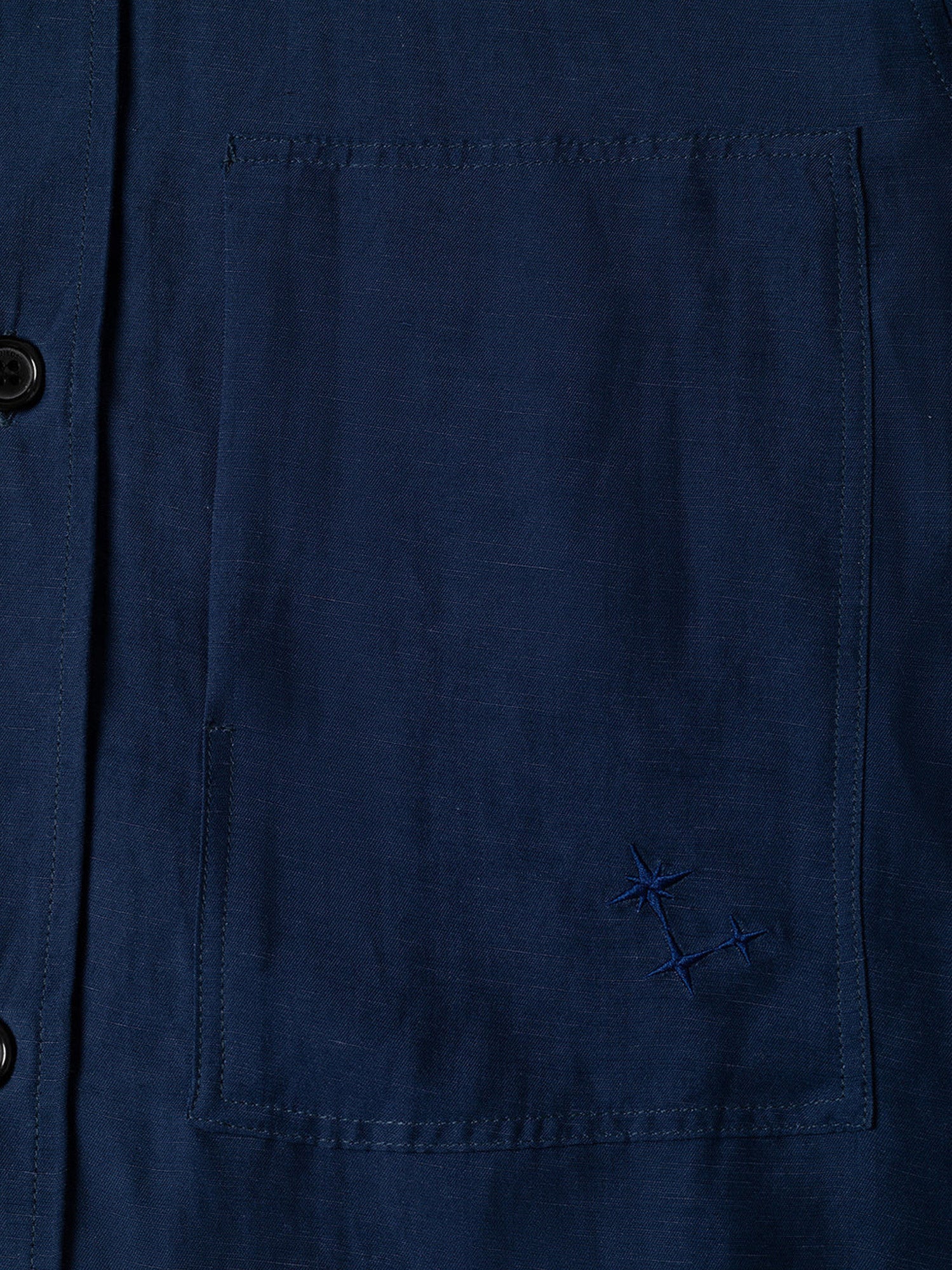 Laneus Viscose And Linen Shirt