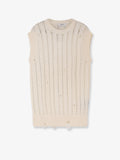 Laneus Destroyed Effect Cotton Vest