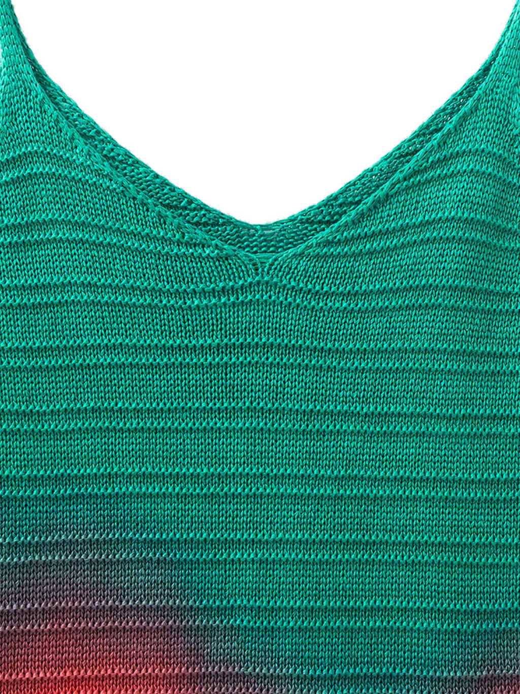 Laneus Multicolor Cotton Dress