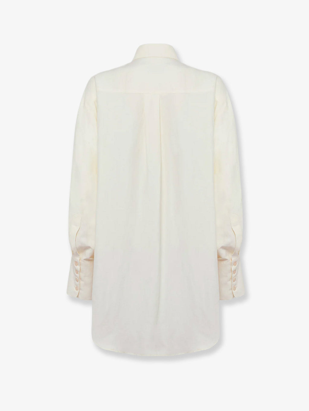 Laneus Over Viscose And Linen Shirt