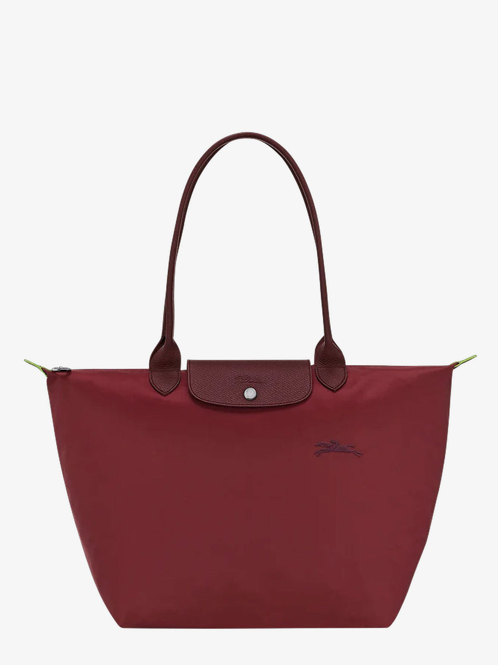 Longchamp Paris Le Pliage Green L Nylon Shoulder Bag