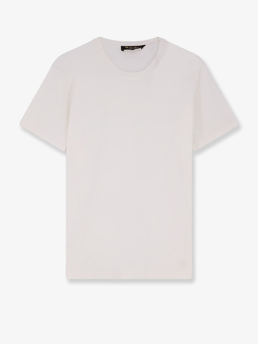Loro Piana Cotton Sweater With Ribbed Profiles