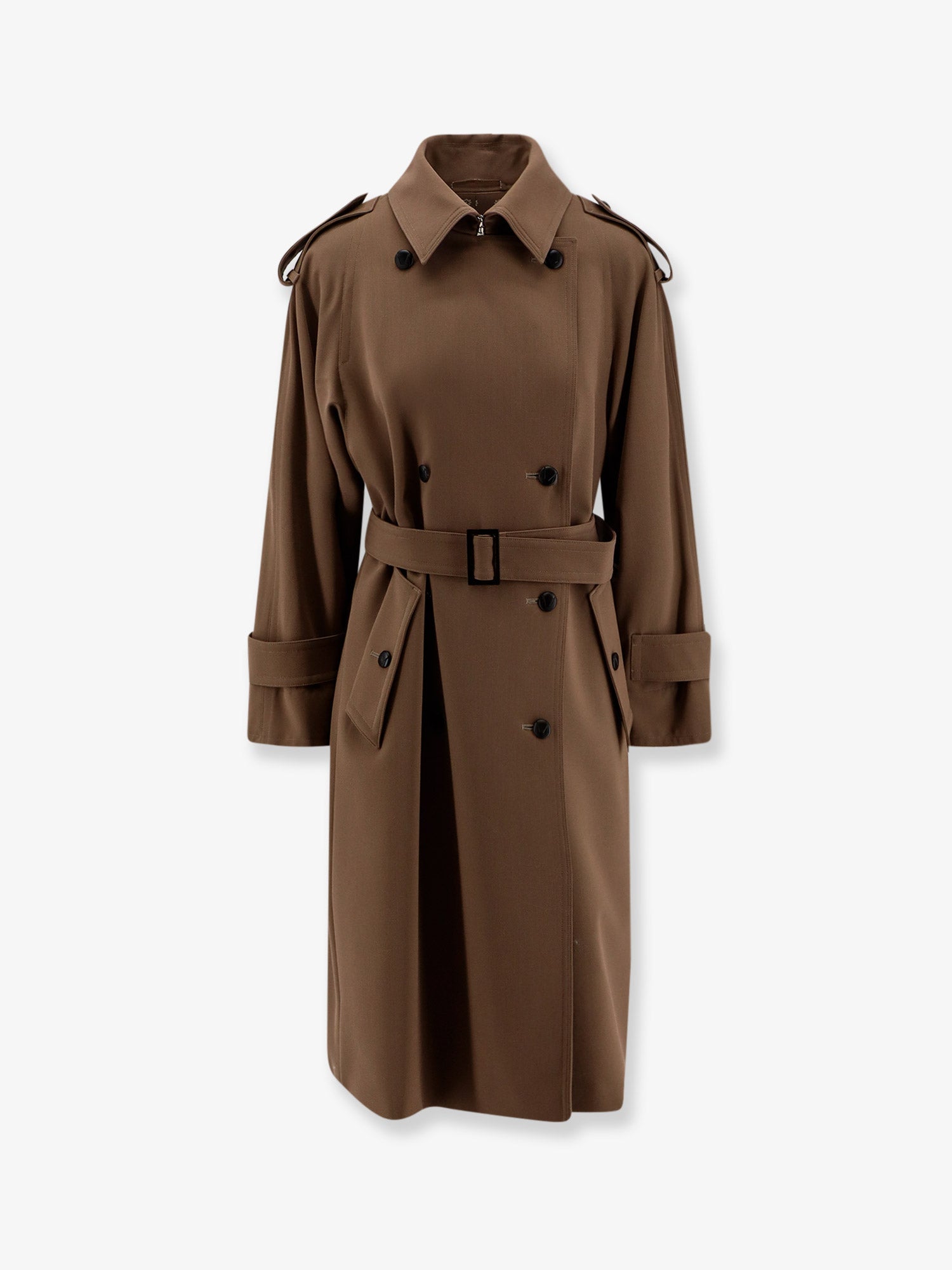 Max Mara Mxmcerto Virgin Wool Trench
