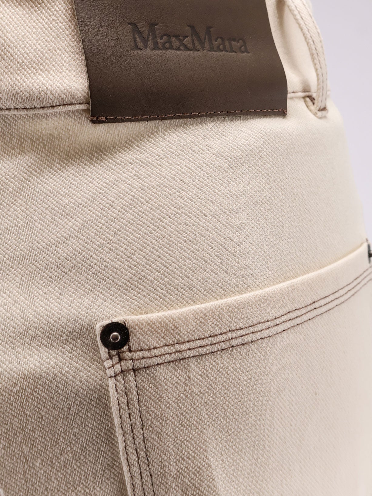Max Mara Cotton Blend Mxpribes Trousers