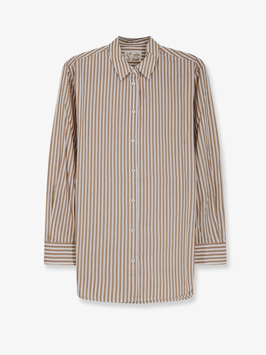 Mc2 Saint Barth Brigitte Striped Cotton Shirt