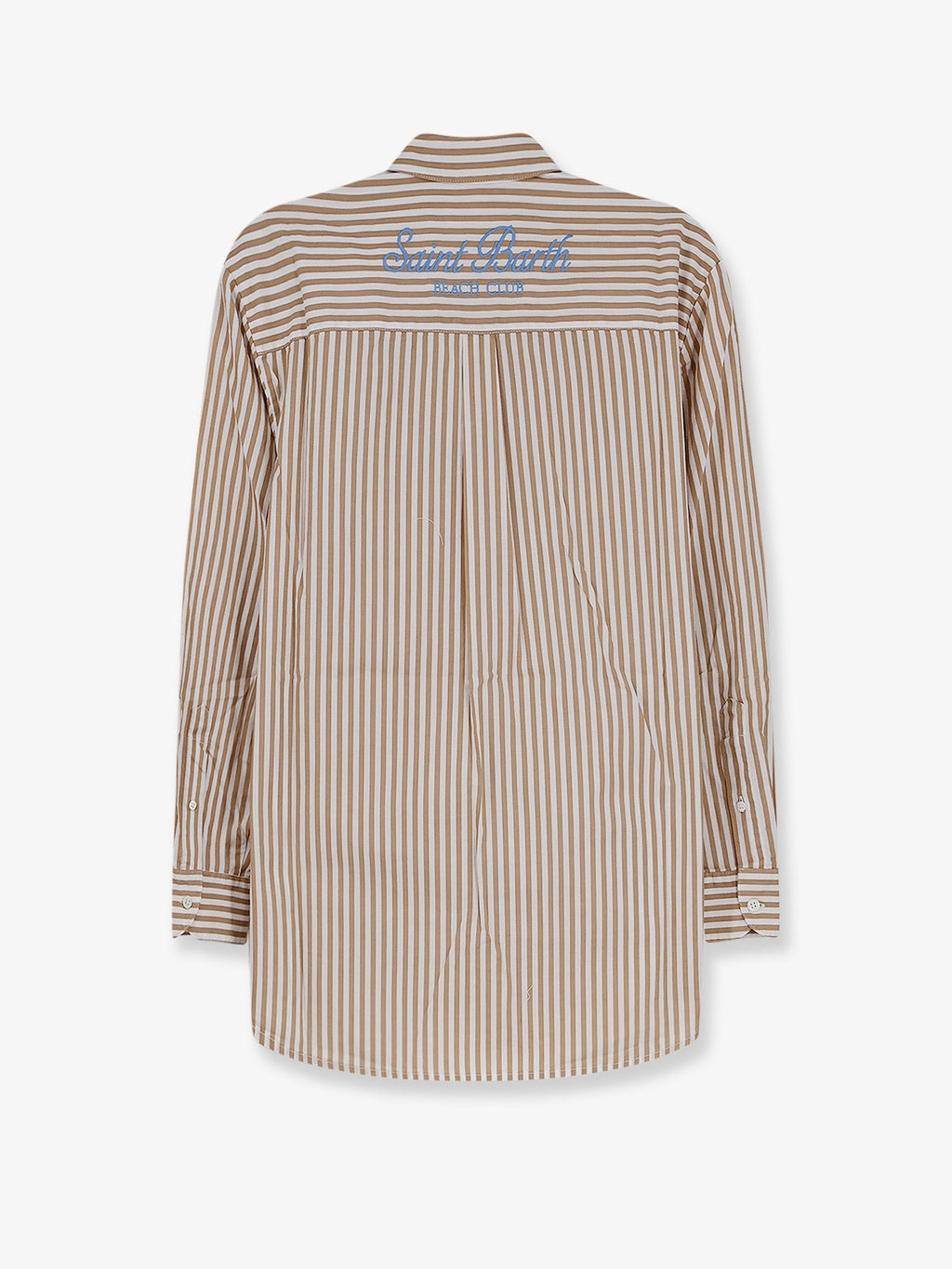 Mc2 Saint Barth Brigitte Striped Cotton Shirt