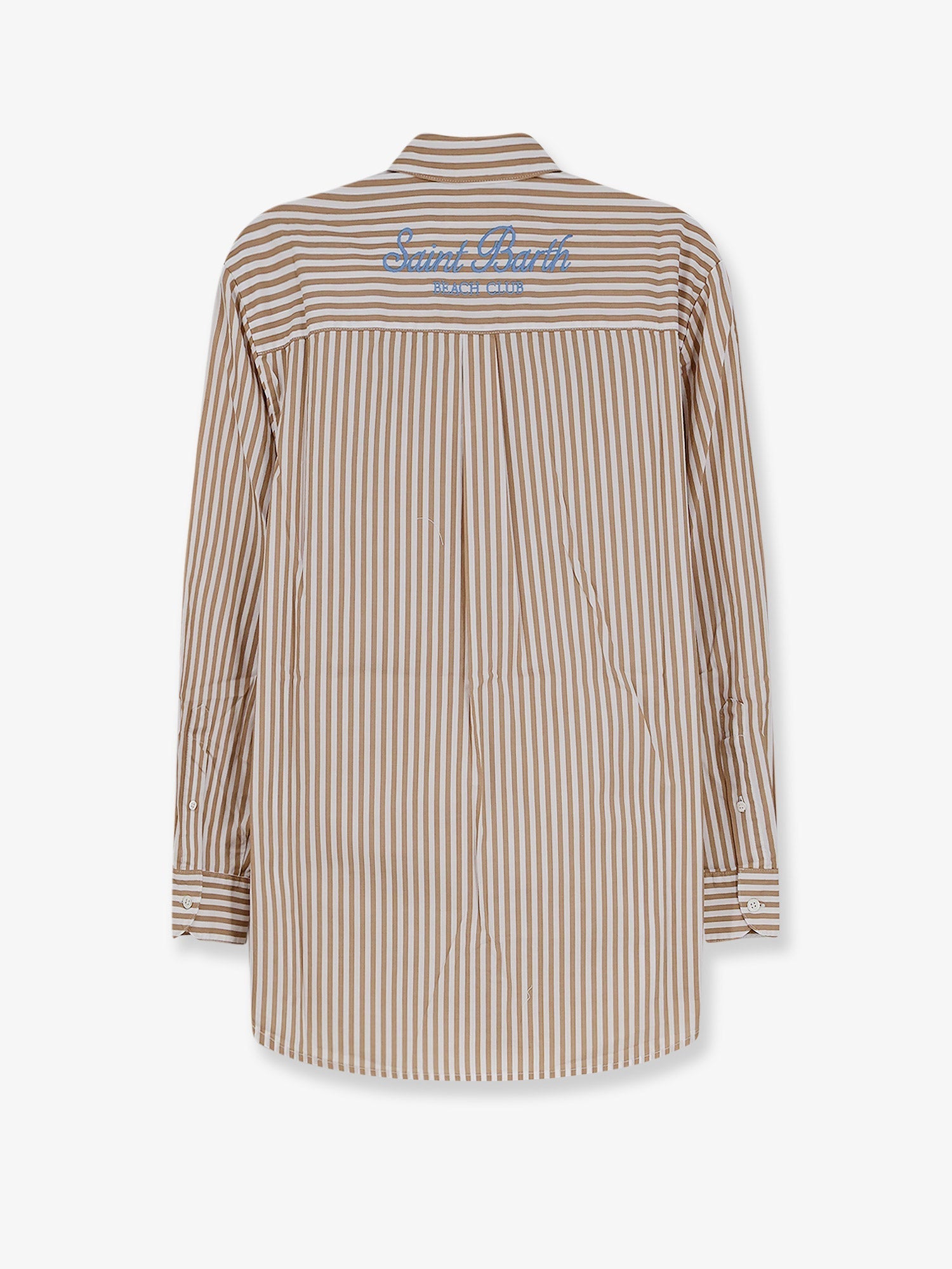 Mc2 Saint Barth Brigitte Striped Cotton Shirt