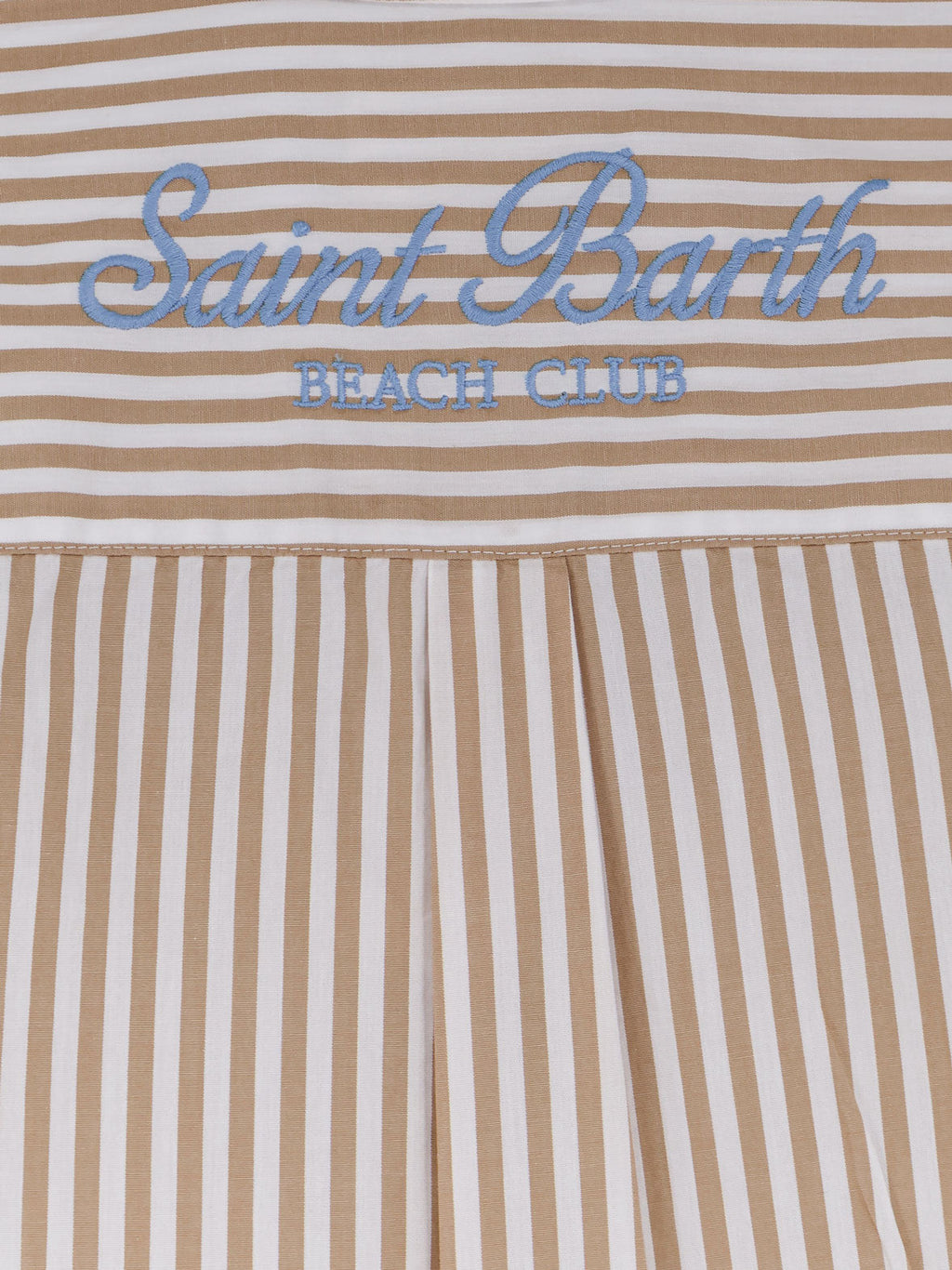Mc2 Saint Barth Brigitte Striped Cotton Shirt