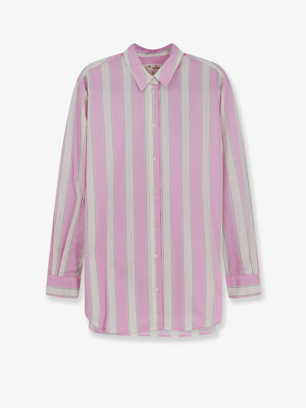 Mc2 Saint Barth Brigitte Striped Cotton Shirt