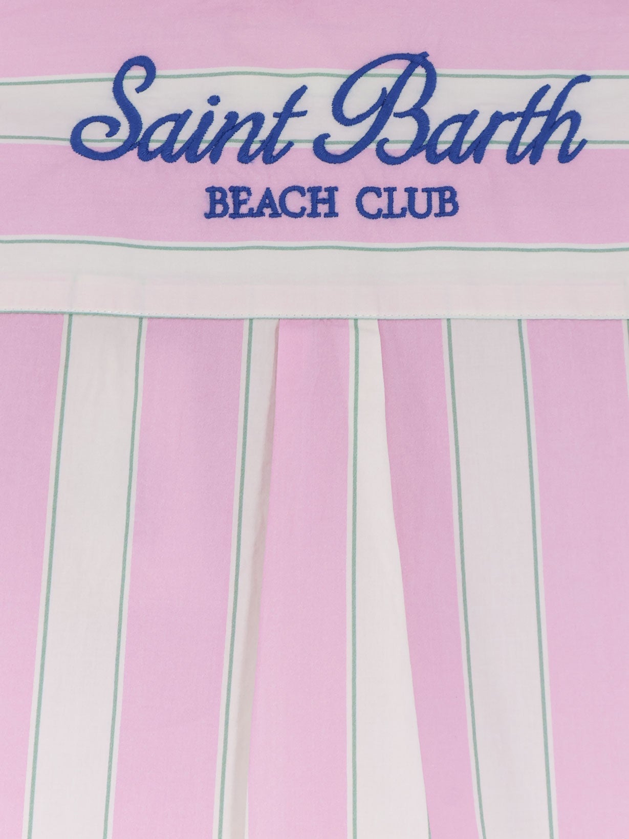 Mc2 Saint Barth Brigitte Striped Cotton Shirt