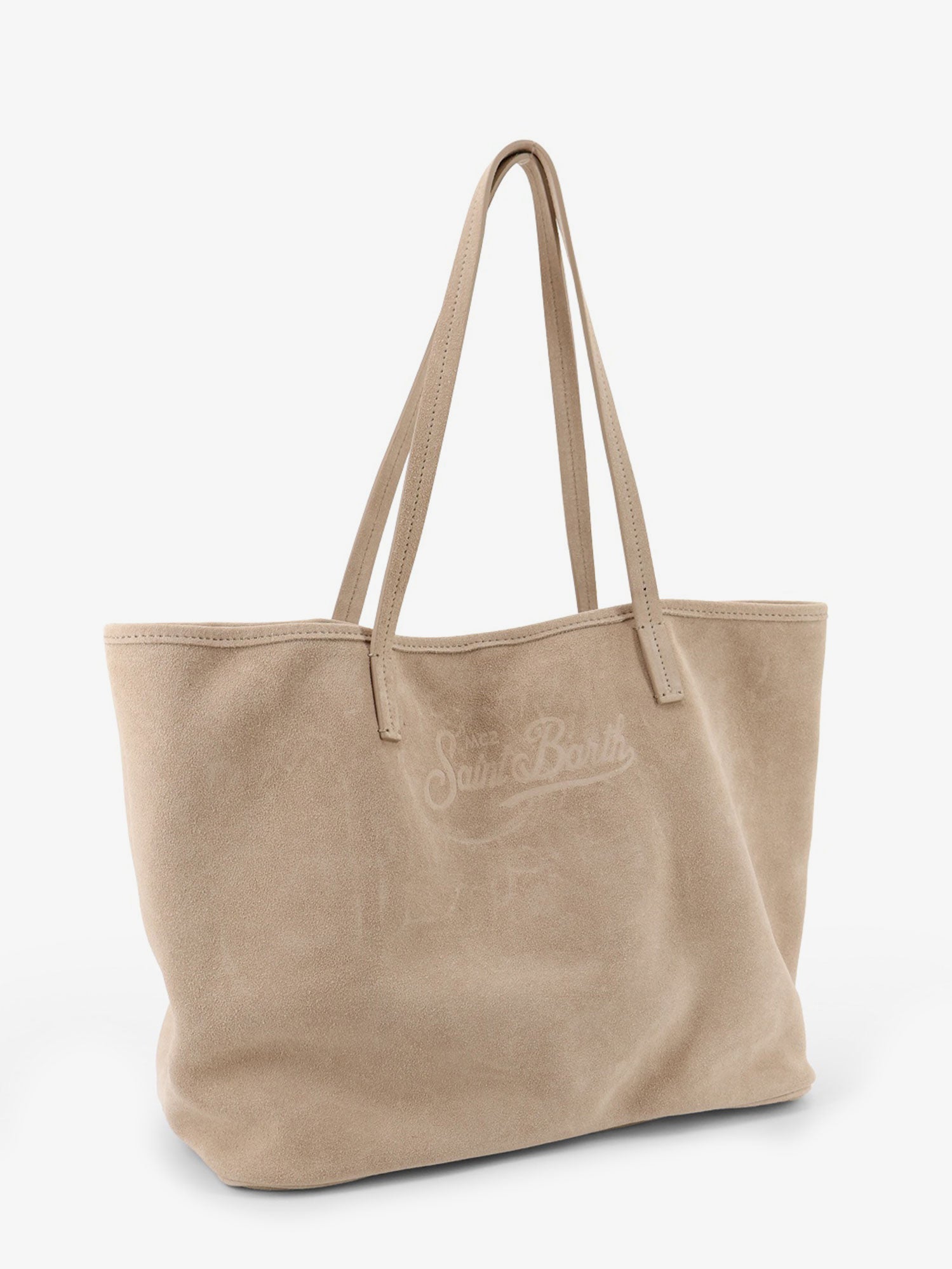 Mc2 Saint Barth City Bag Shoulder Bag In Suede