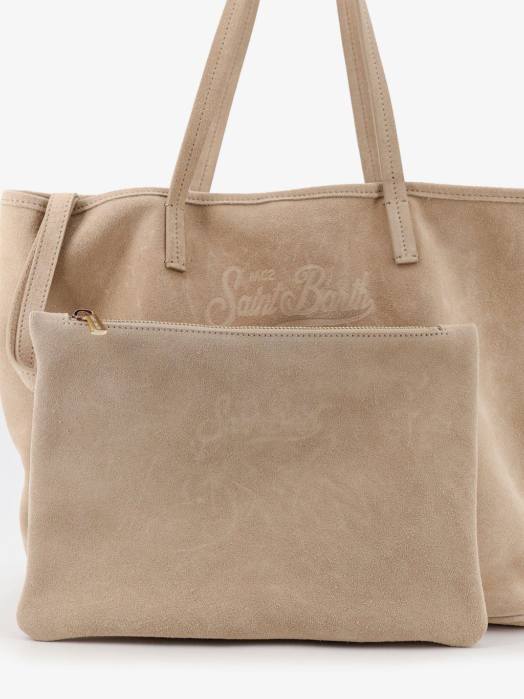 Mc2 Saint Barth City Bag Shoulder Bag In Suede