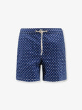 Mc2 Saint Barth Nylon Swim Shorts With All-Over Micro Pattern