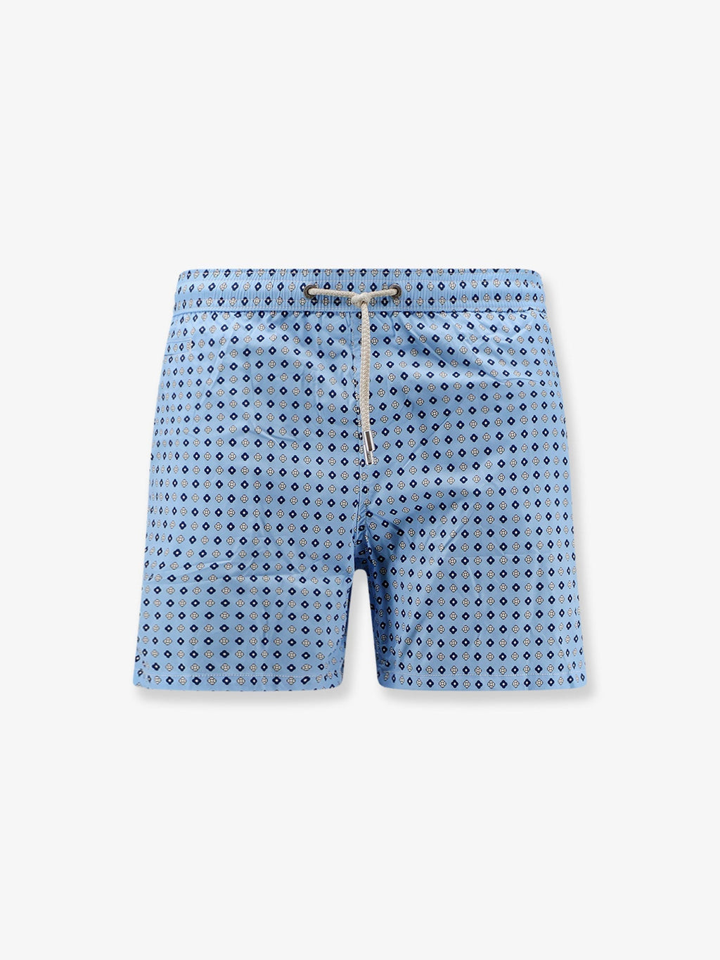 Mc2 Saint Barth Nylon Swim Shorts With All-Over Micro-Pattern
