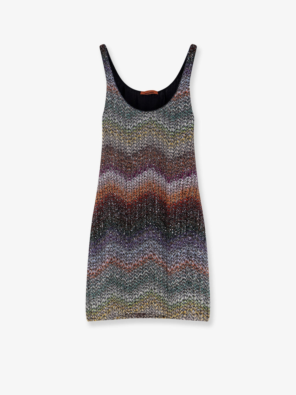 Missoni Short Knitted Dress With All-Over Sequins