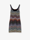 Missoni Short Knitted Dress With All-Over Sequins