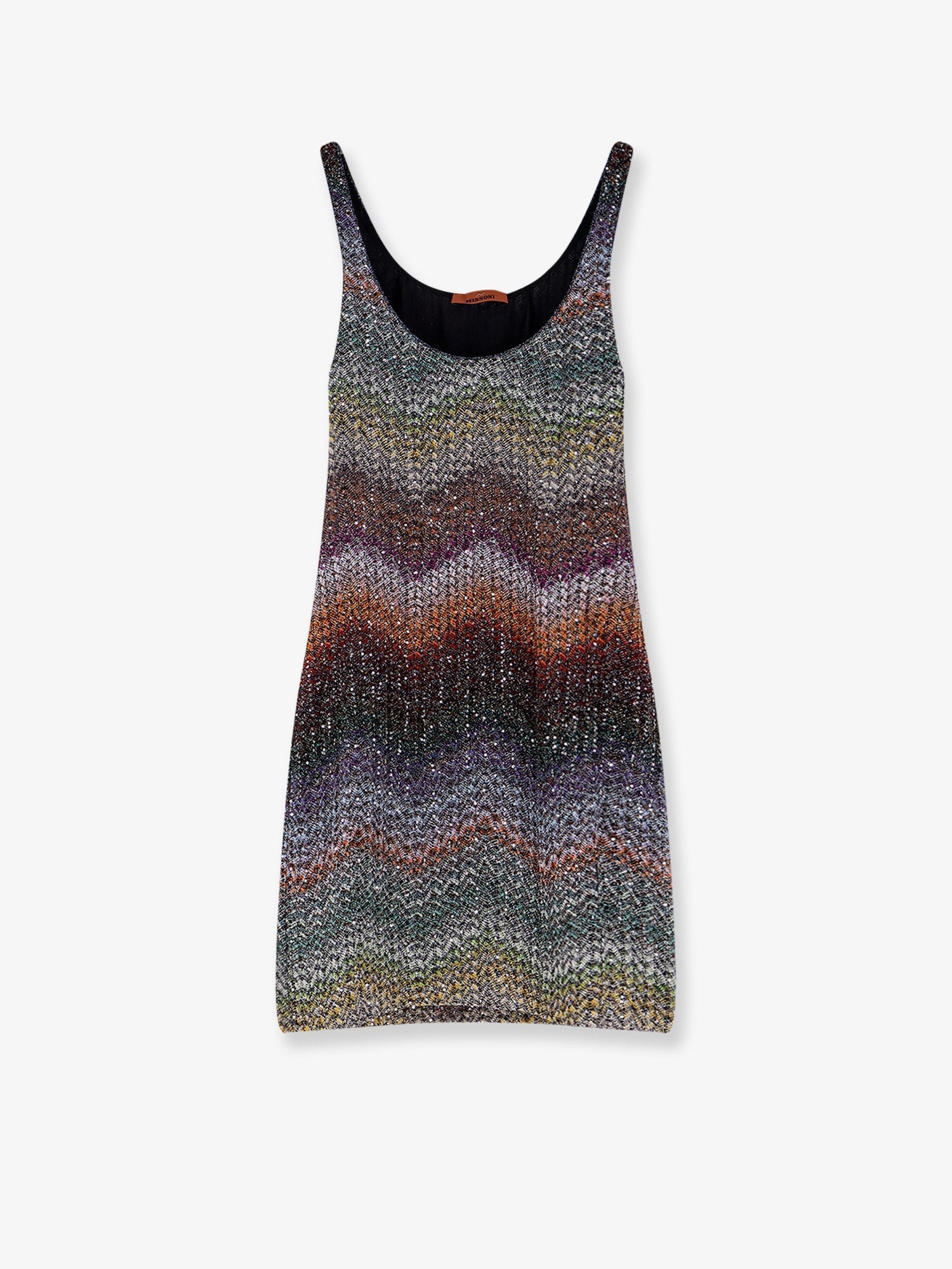 Missoni Short Knitted Dress With All-Over Sequins