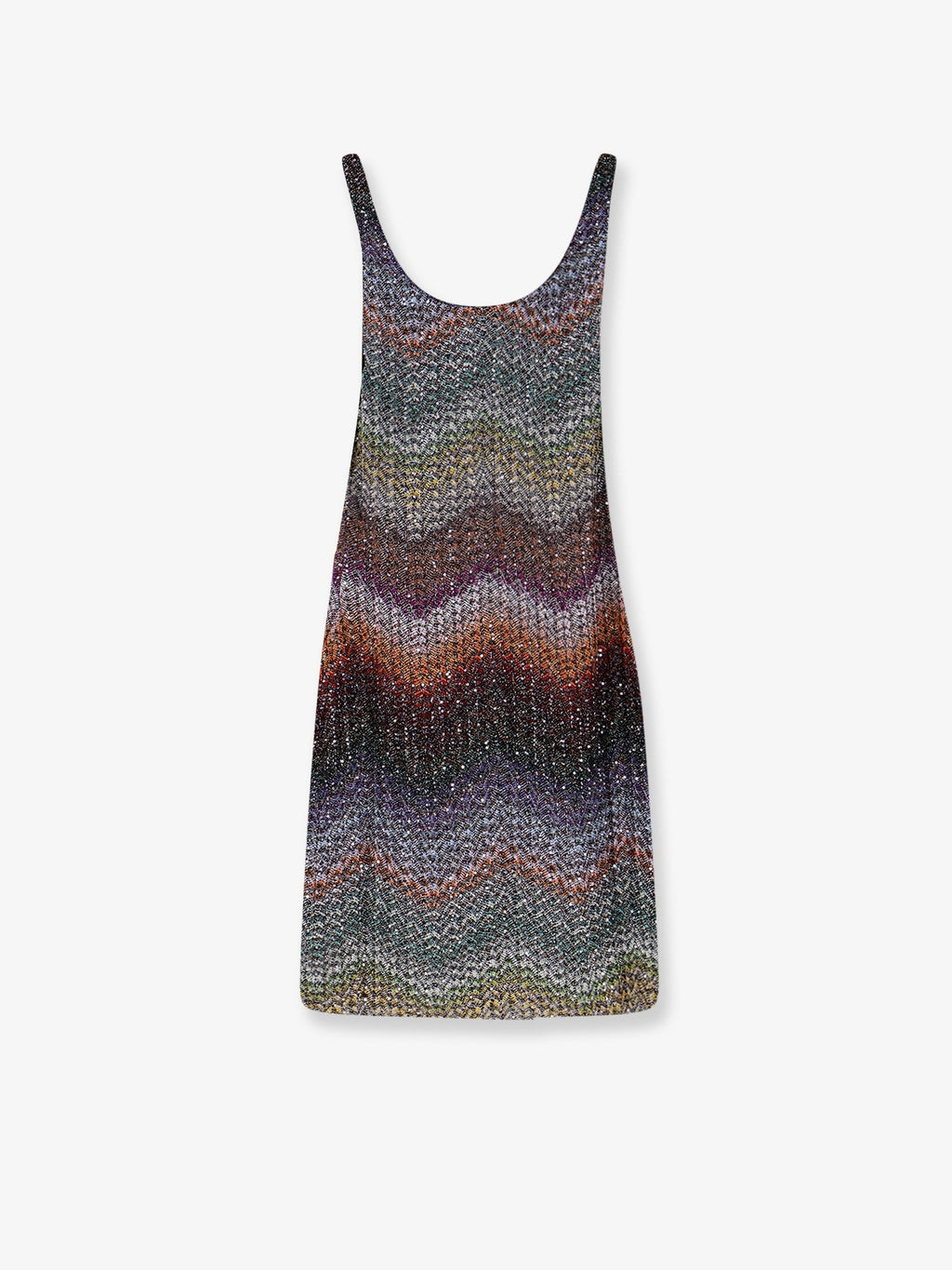 Missoni Short Knitted Dress With All-Over Sequins