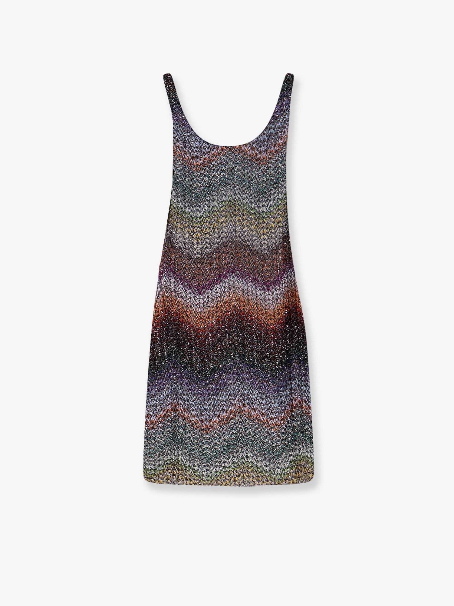 Missoni Short Knitted Dress With All-Over Sequins