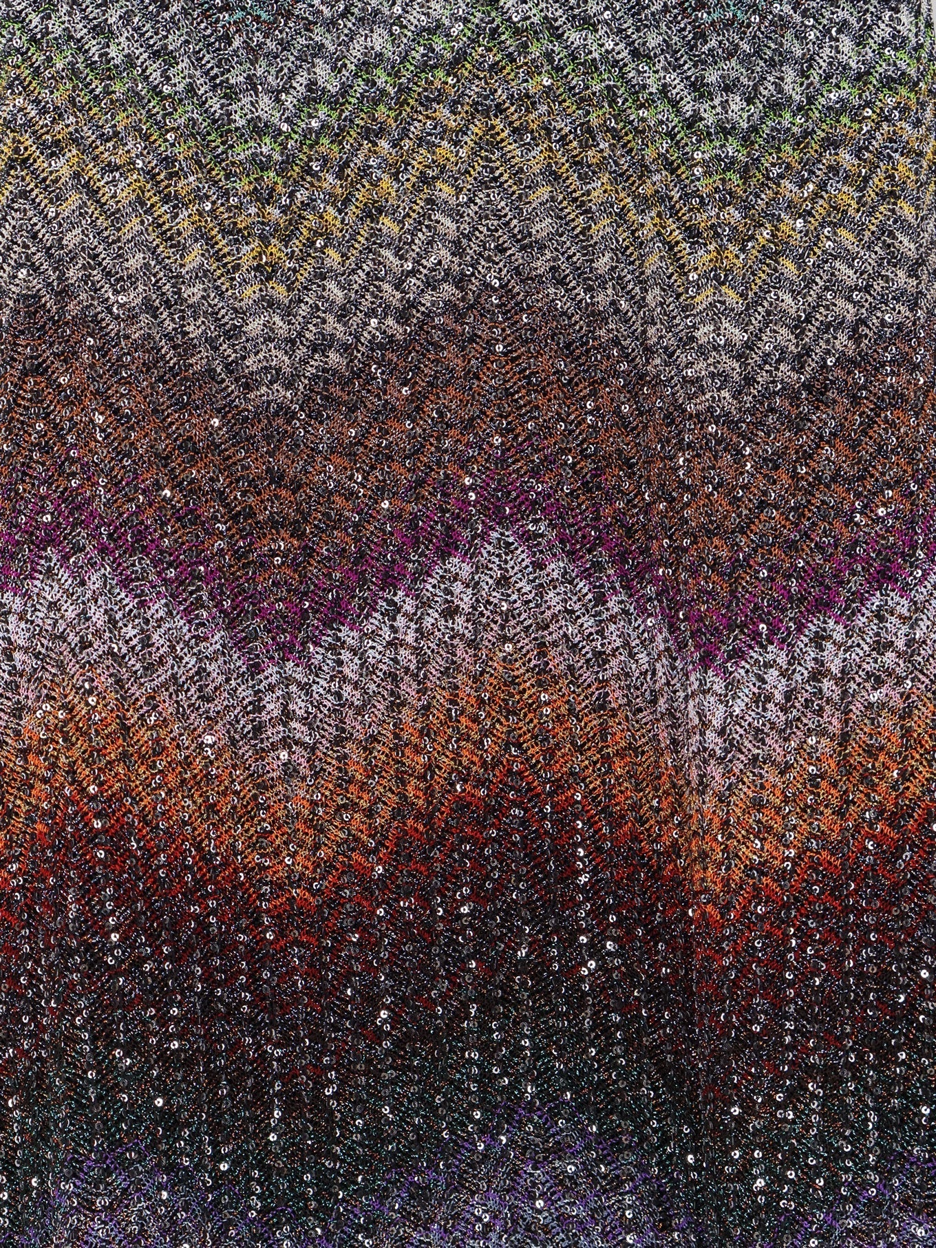 Missoni Short Knitted Dress With All-Over Sequins