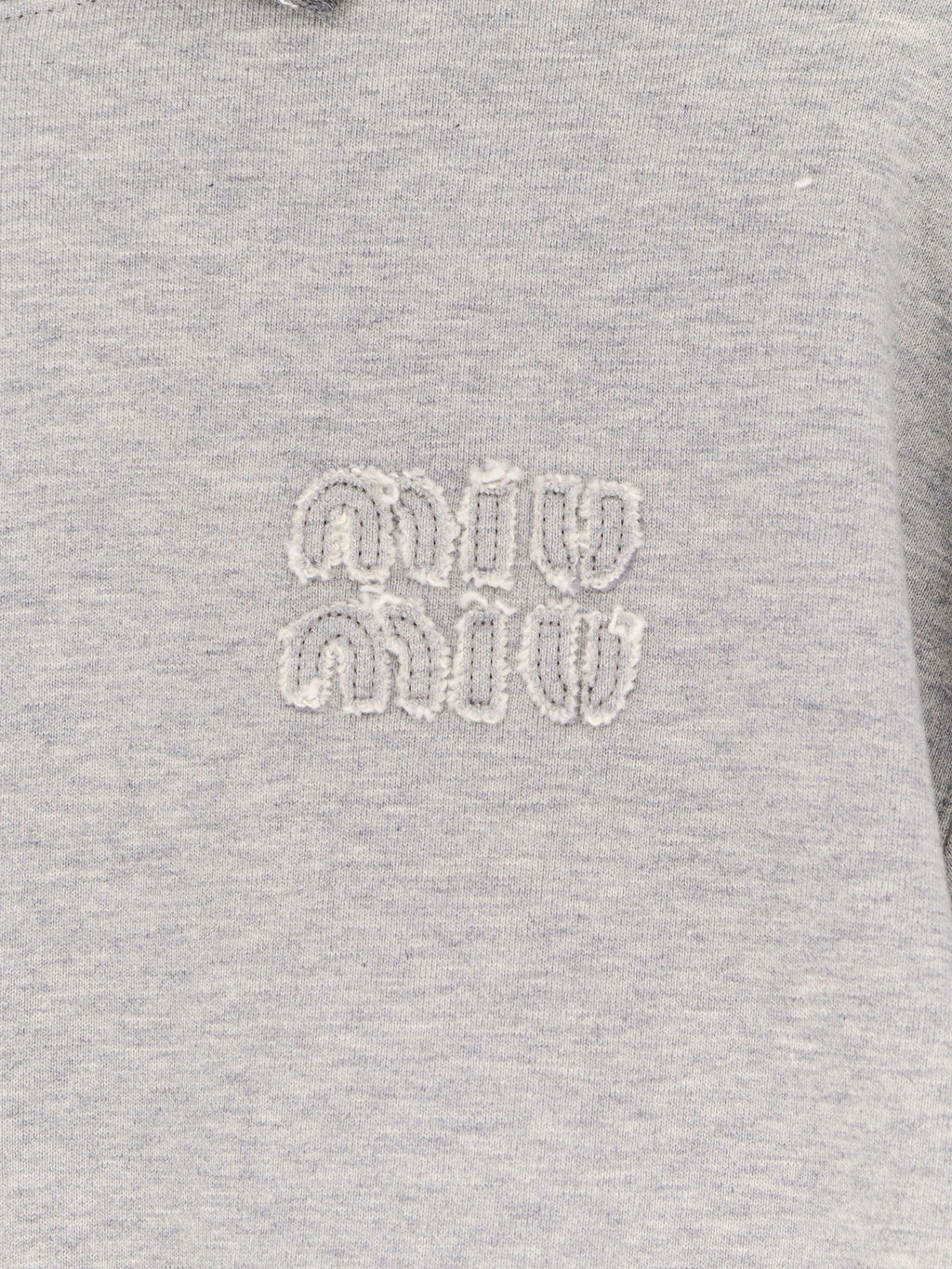 Miu Miu Mélange Cotton Sweatshirt