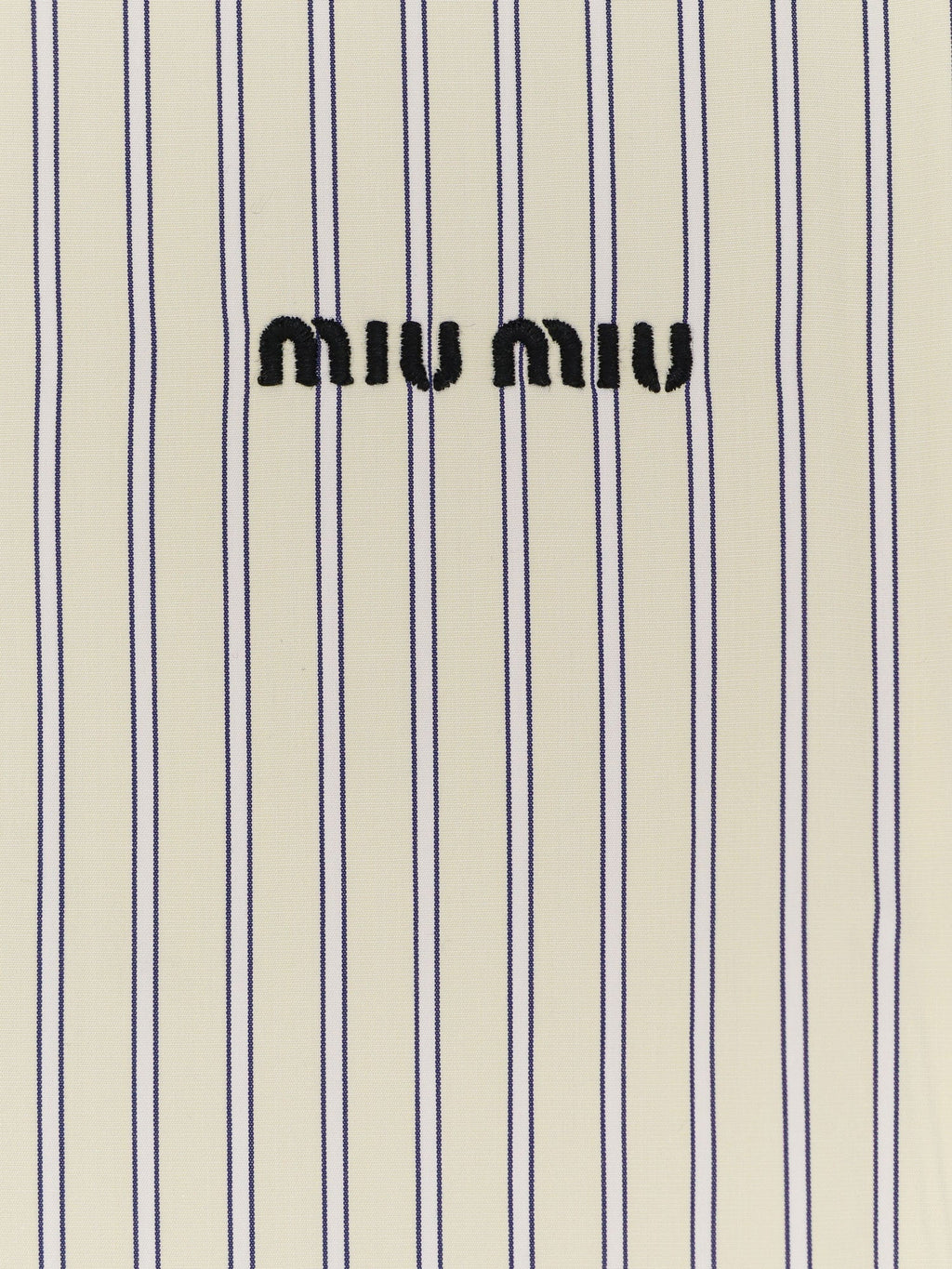 Miu Miu Striped Cotton Shirt