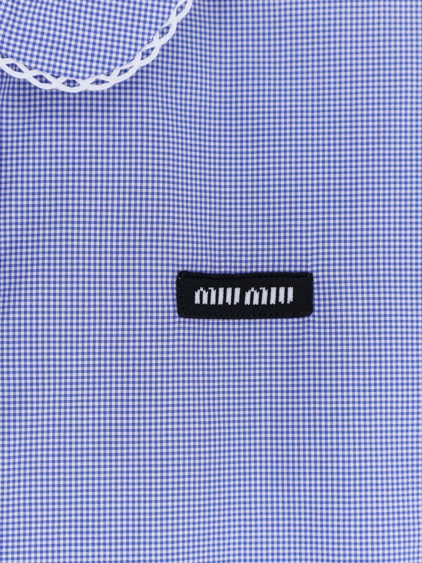 Miu Miu Vichy Cotton Shirt