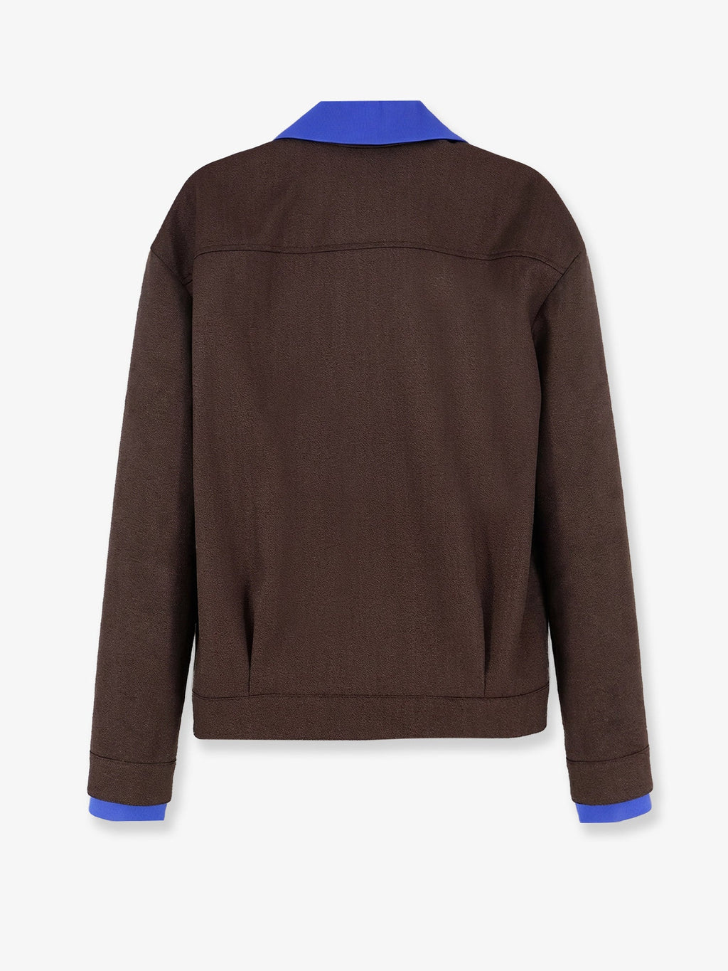 Miu Miu Virgin Wool Jacket With Logo Detail