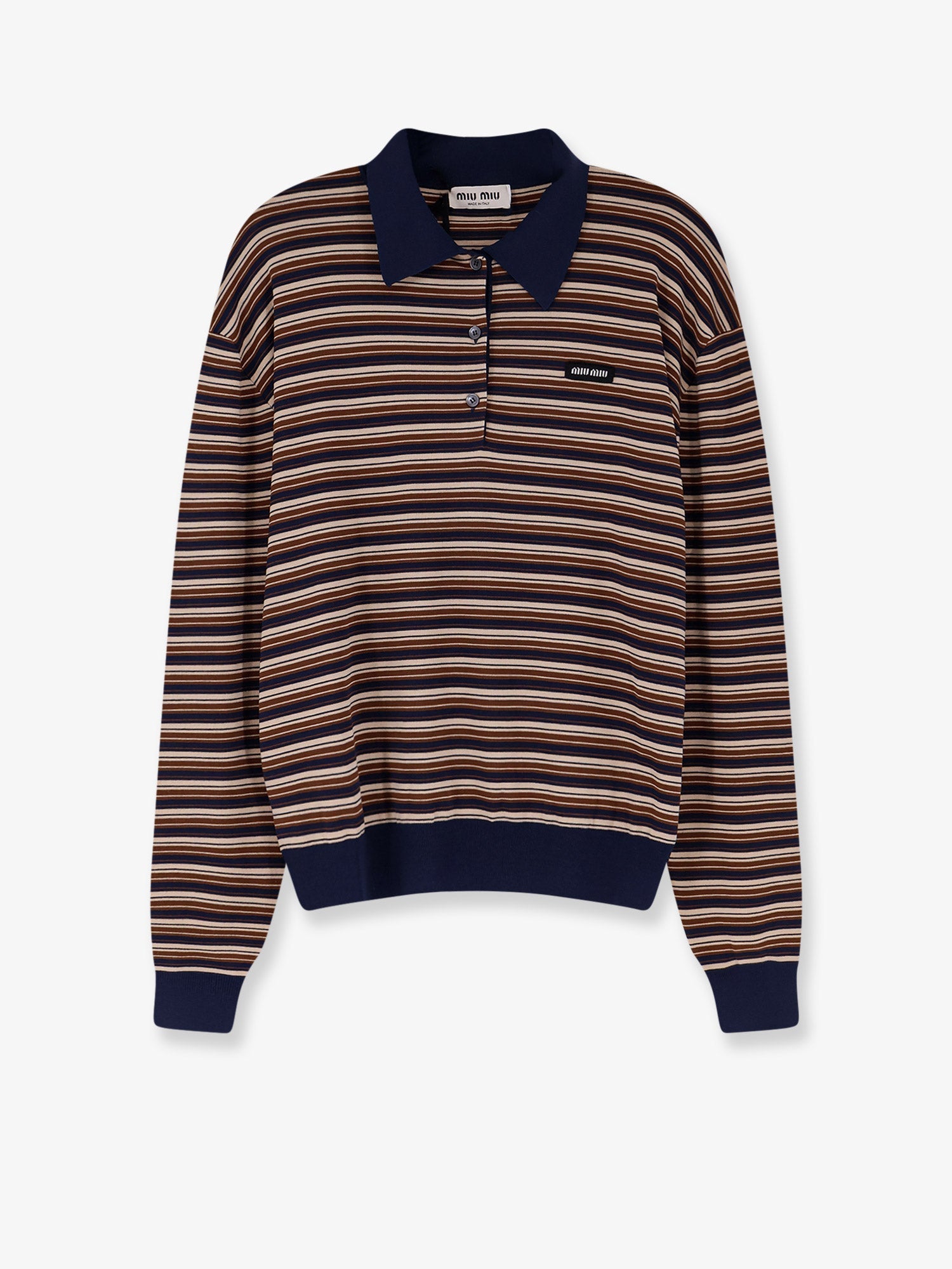 Miu Miu Virgin Wool Polo Shirt
