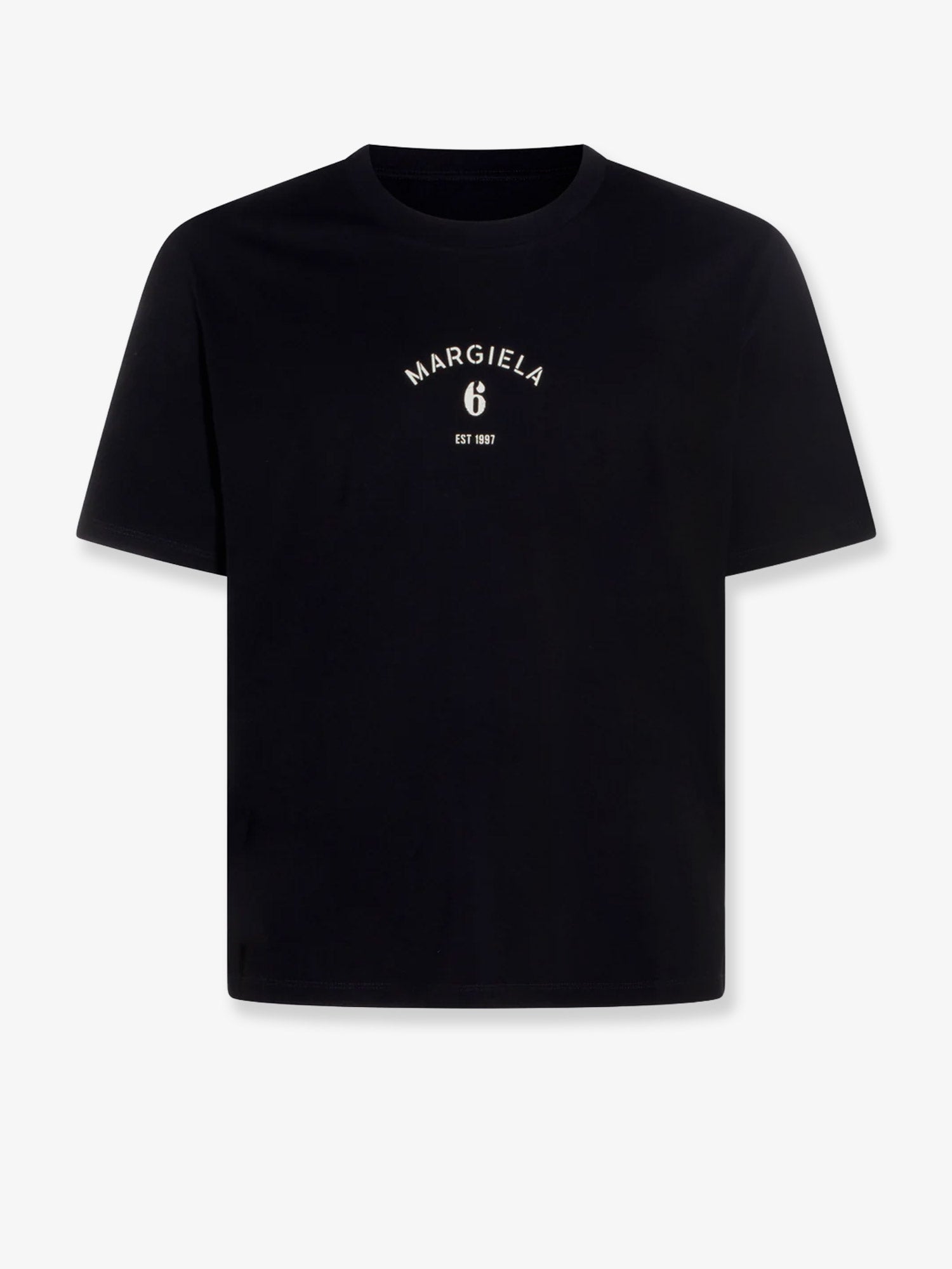 Mm6 Maison Margiela Cotton T-Shirt With Iconic Print
