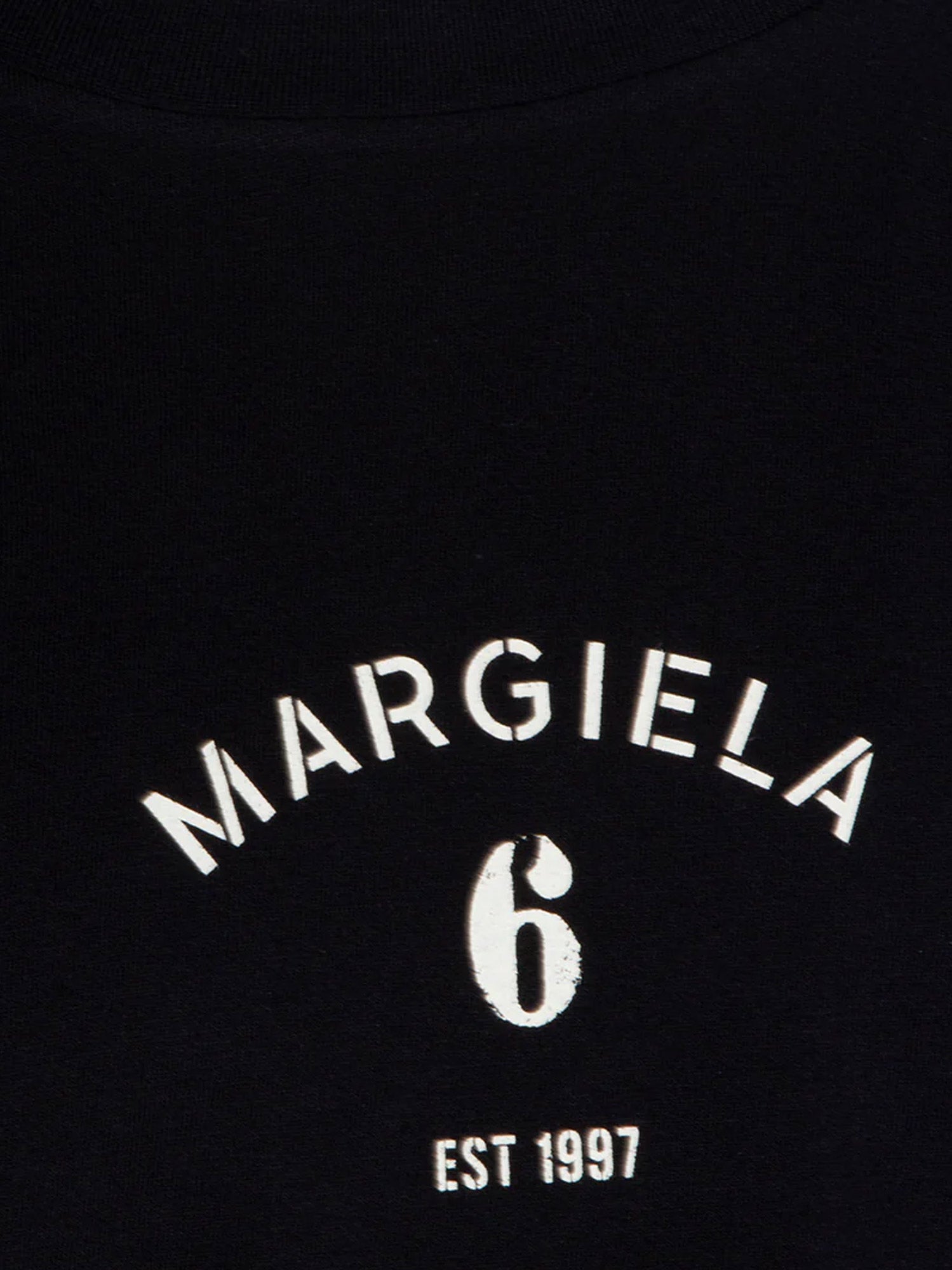 Mm6 Maison Margiela Cotton T-Shirt With Iconic Print