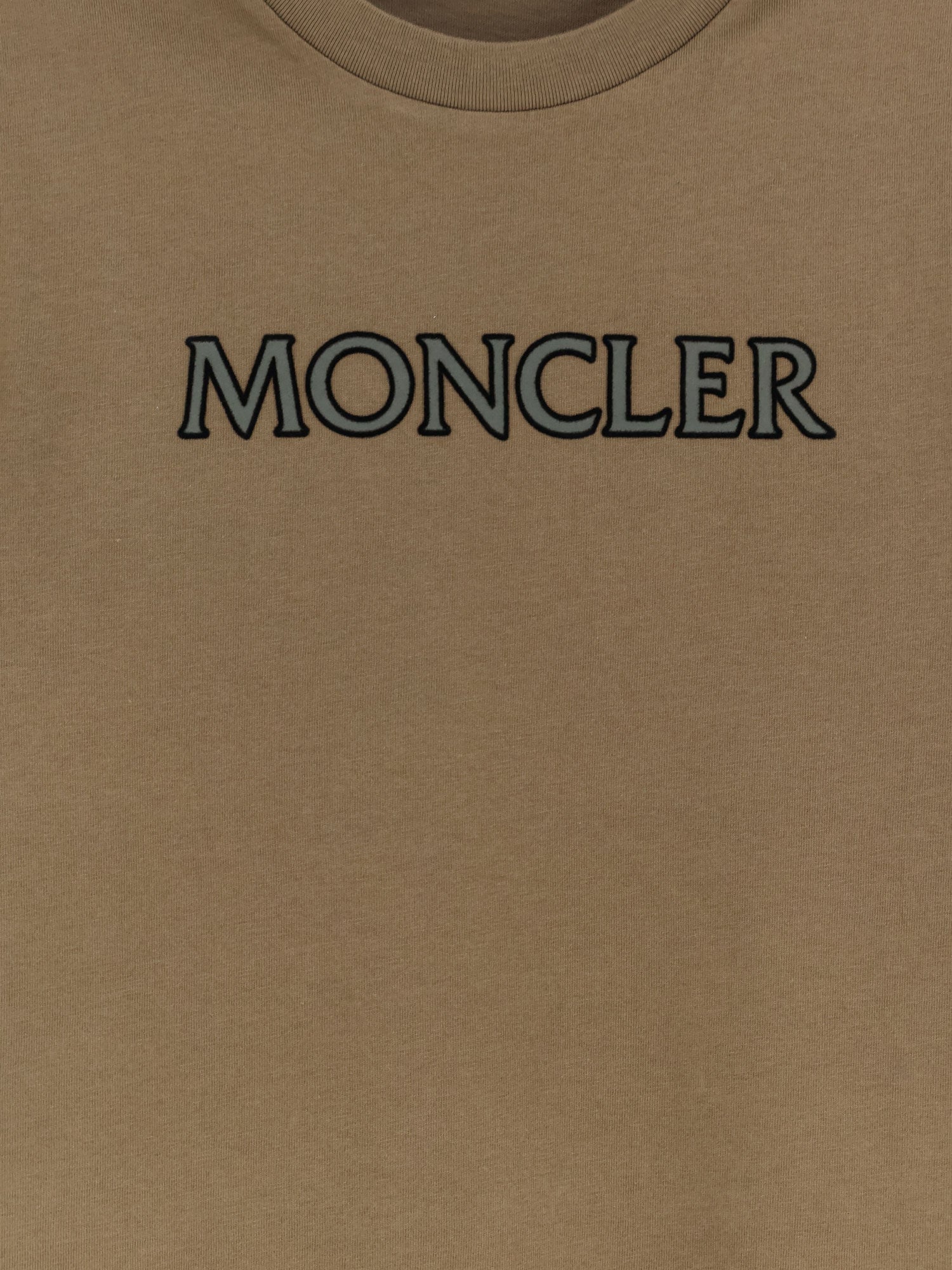 Moncler Cotton T-Shirt With Front Logo