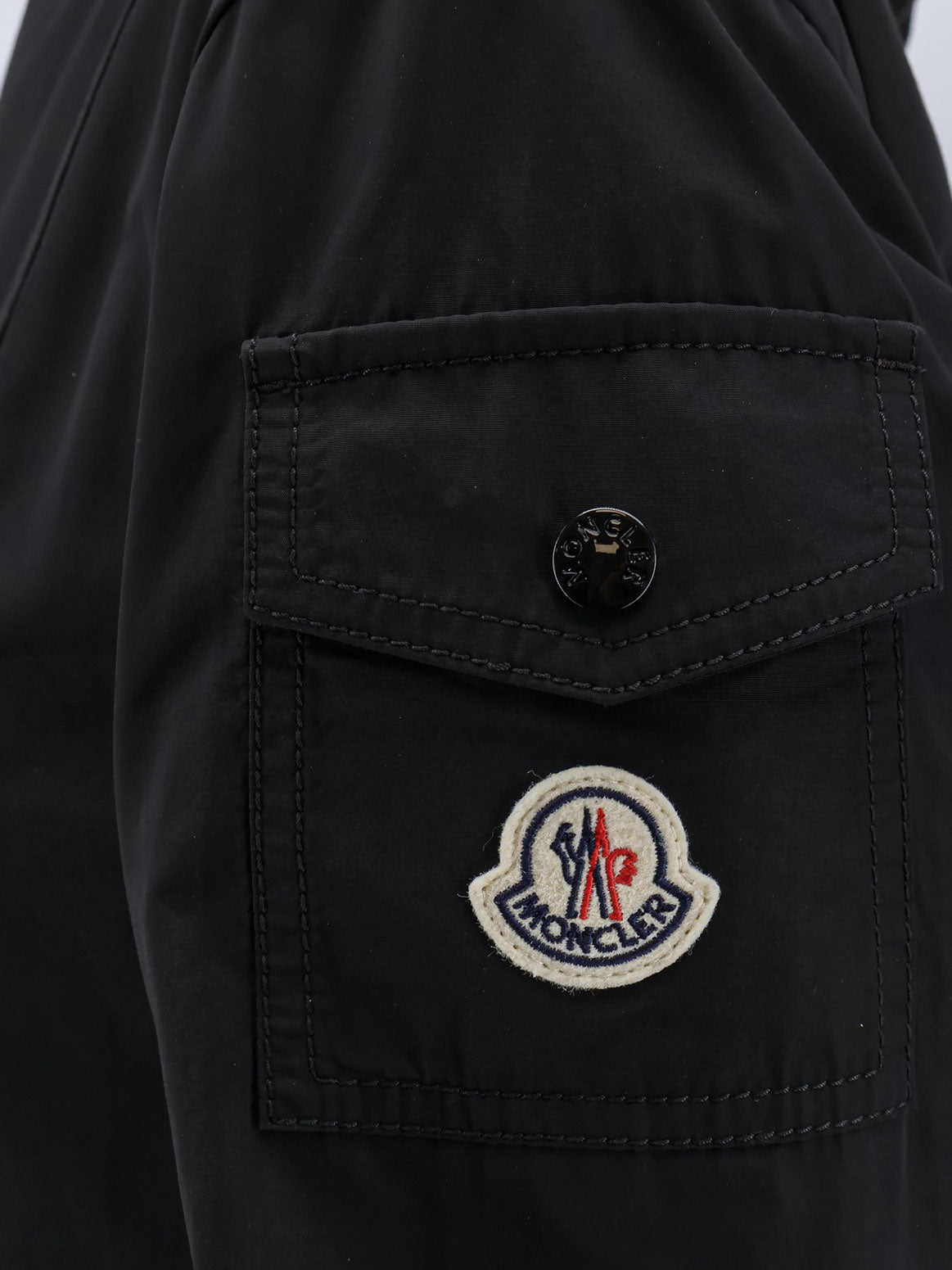 Moncler Laerte Cotton Blend Long Jacket