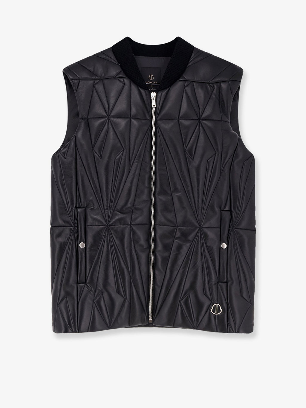 Moncler + Rick Owens Geocamo Flight Leather Vest