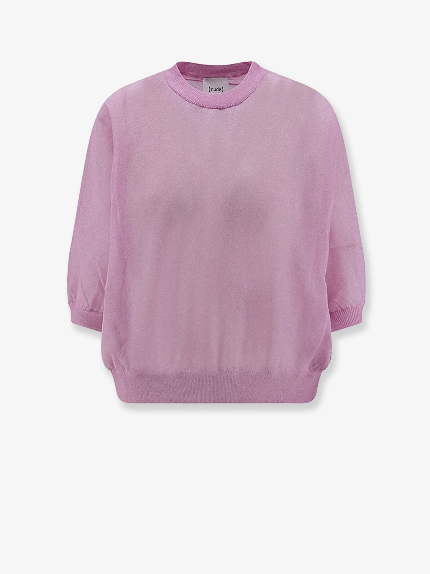 Nude Cotton Blend T-Shirt
