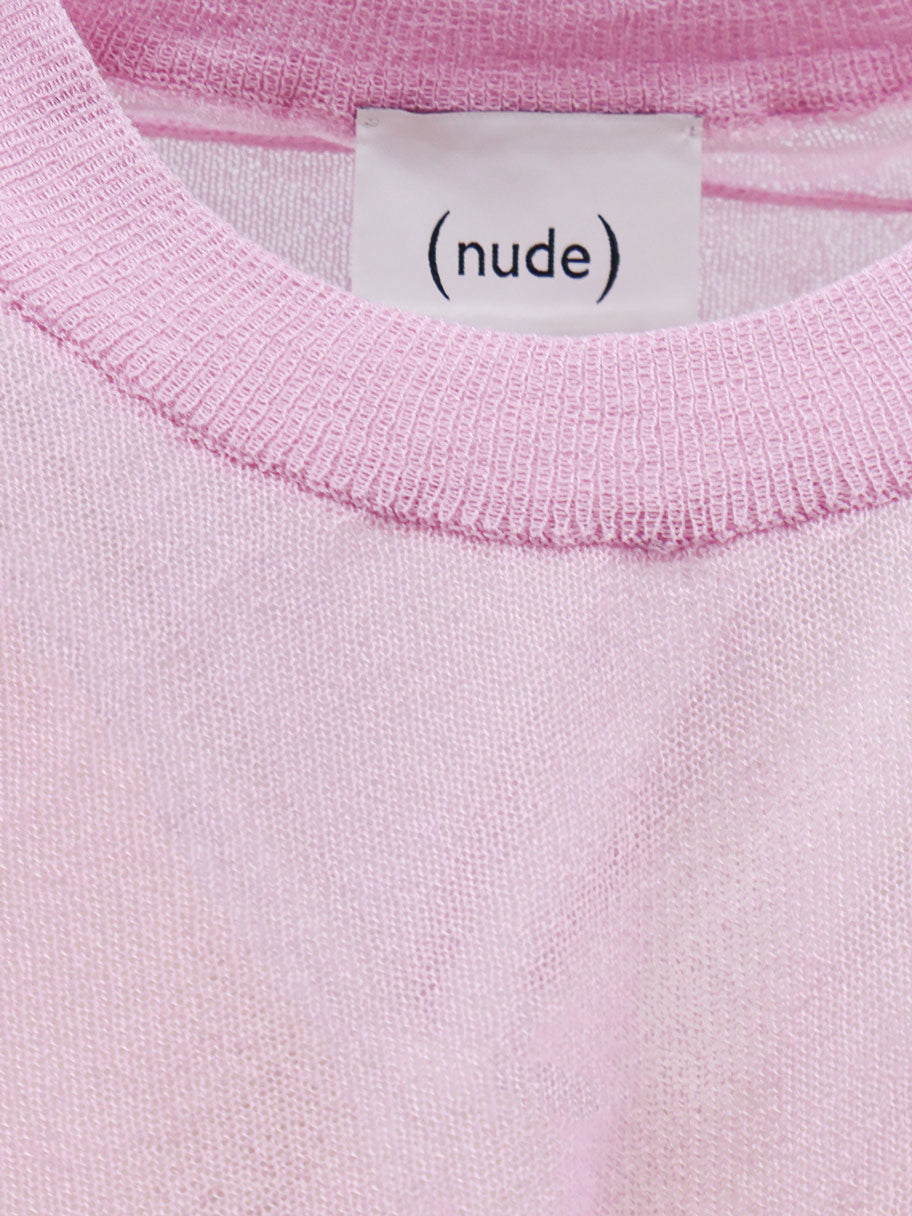 Nude Cotton Blend T-Shirt
