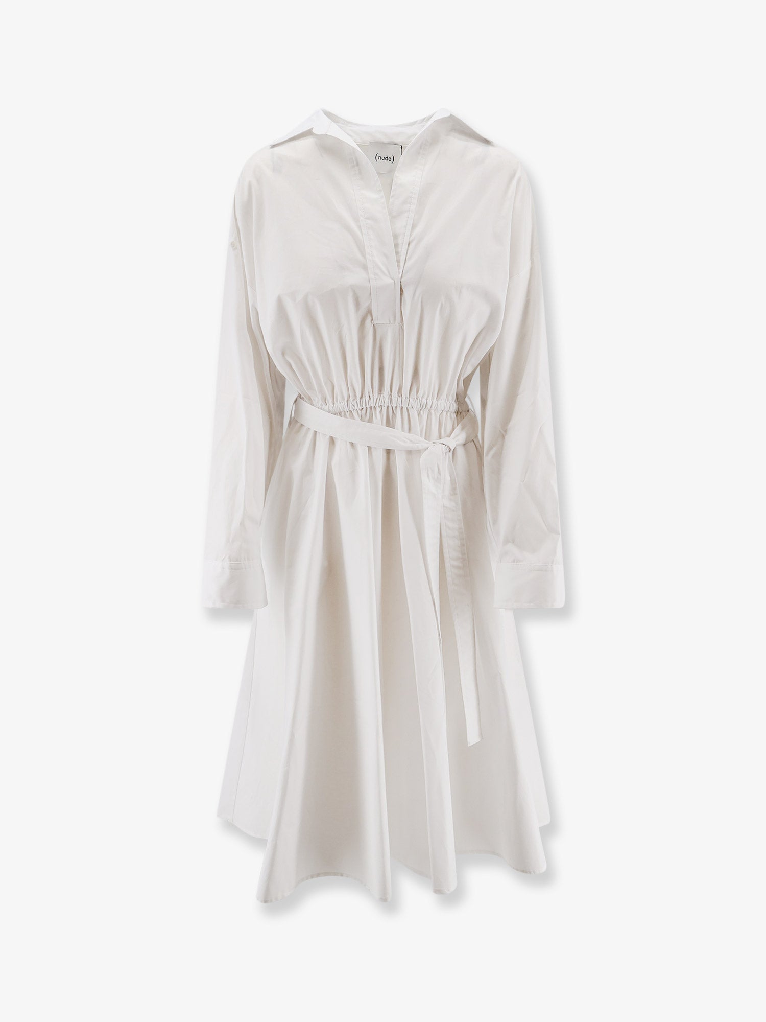 Nude Polo Cotton Dress
