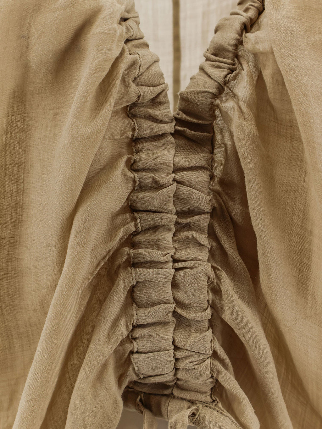Nude Linen Blend Shirt