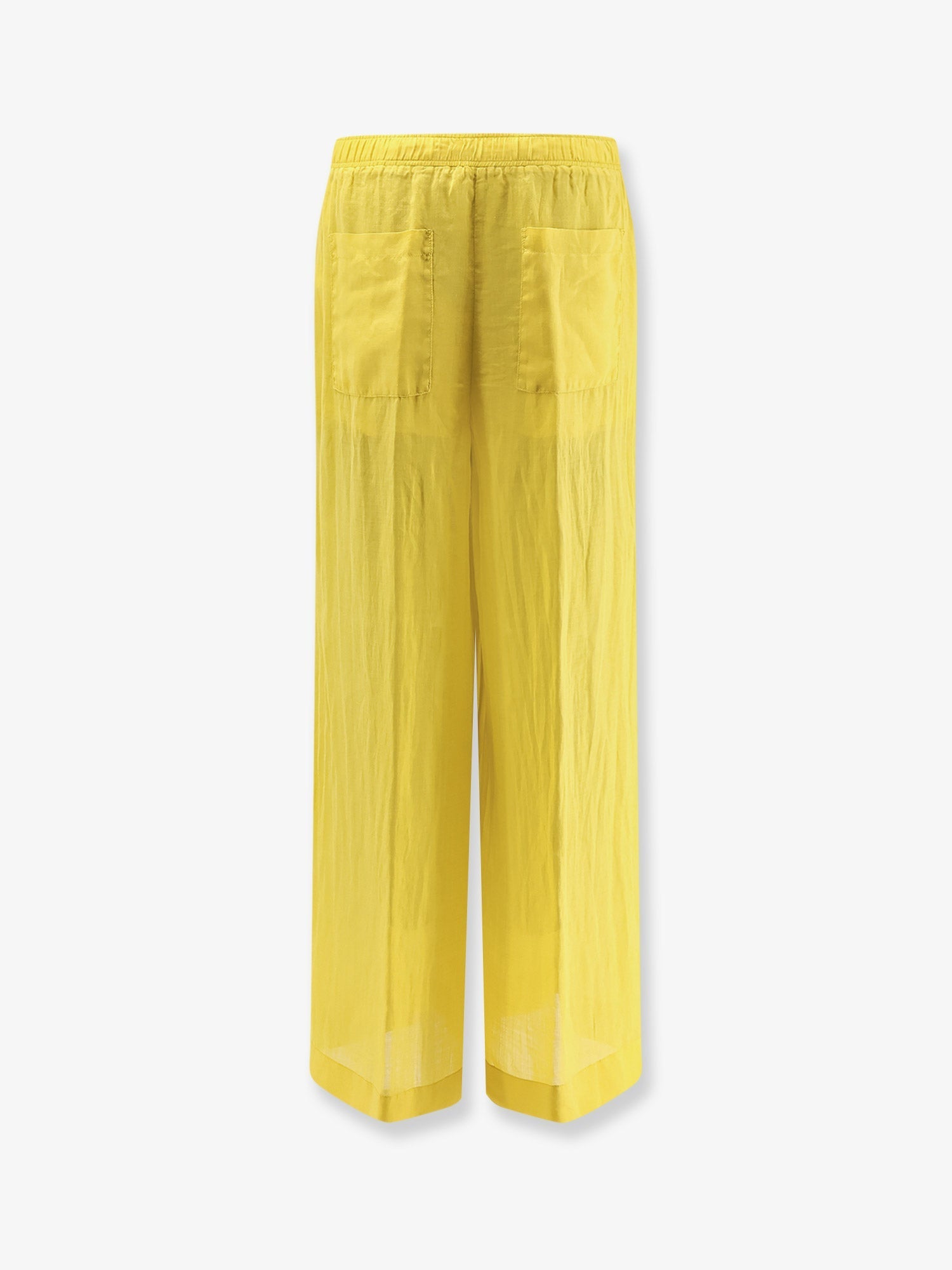 Nude Linen Blend Trousers