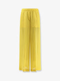 Nude Linen Blend Trousers