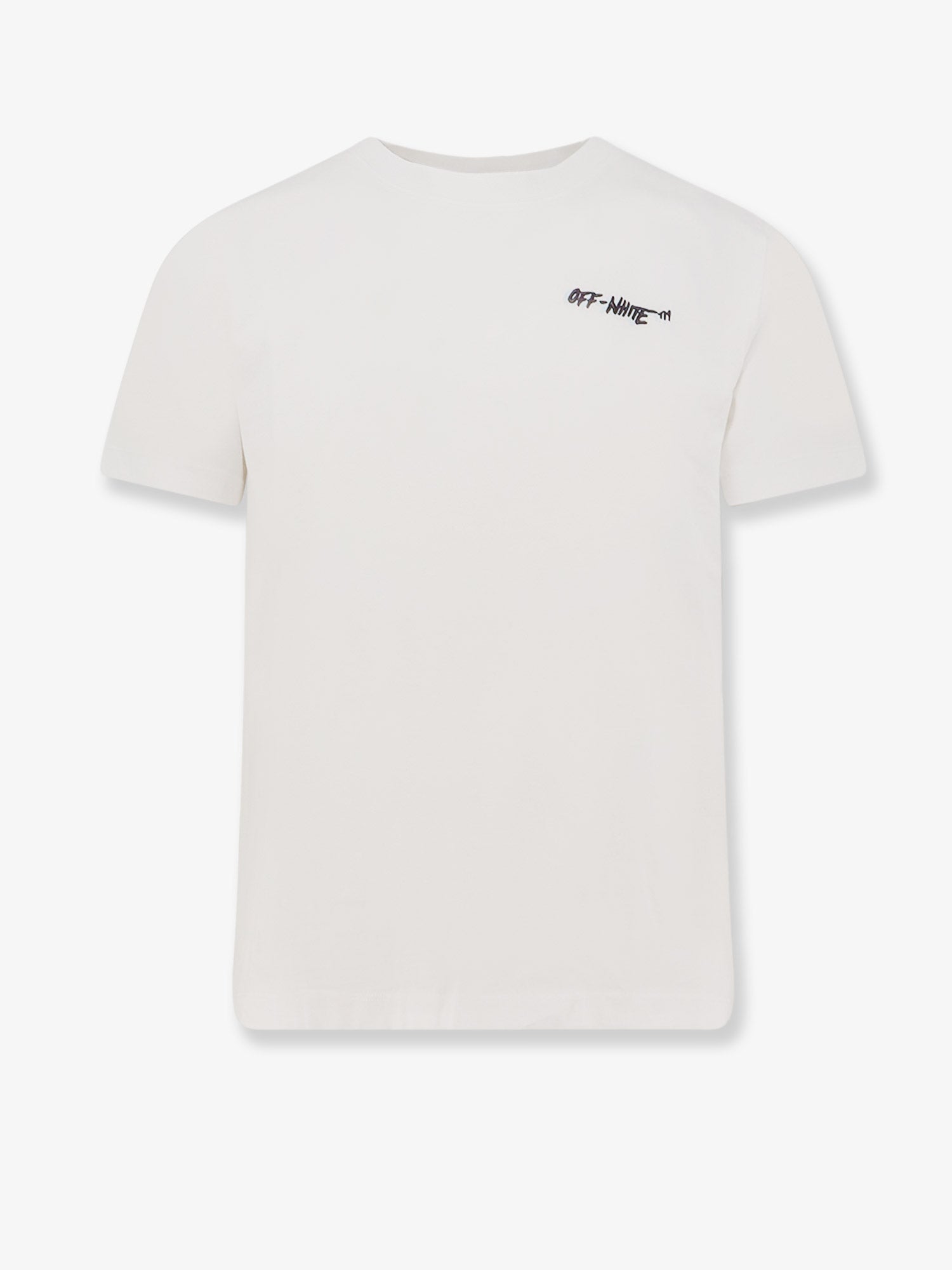 Off White Cotton T-Shirt