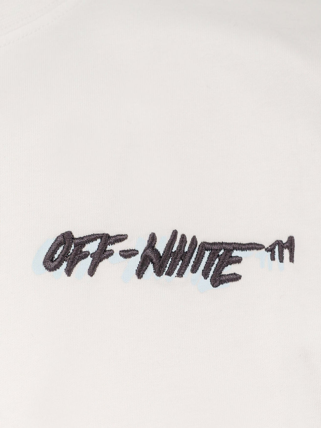 Off White Cotton T-Shirt