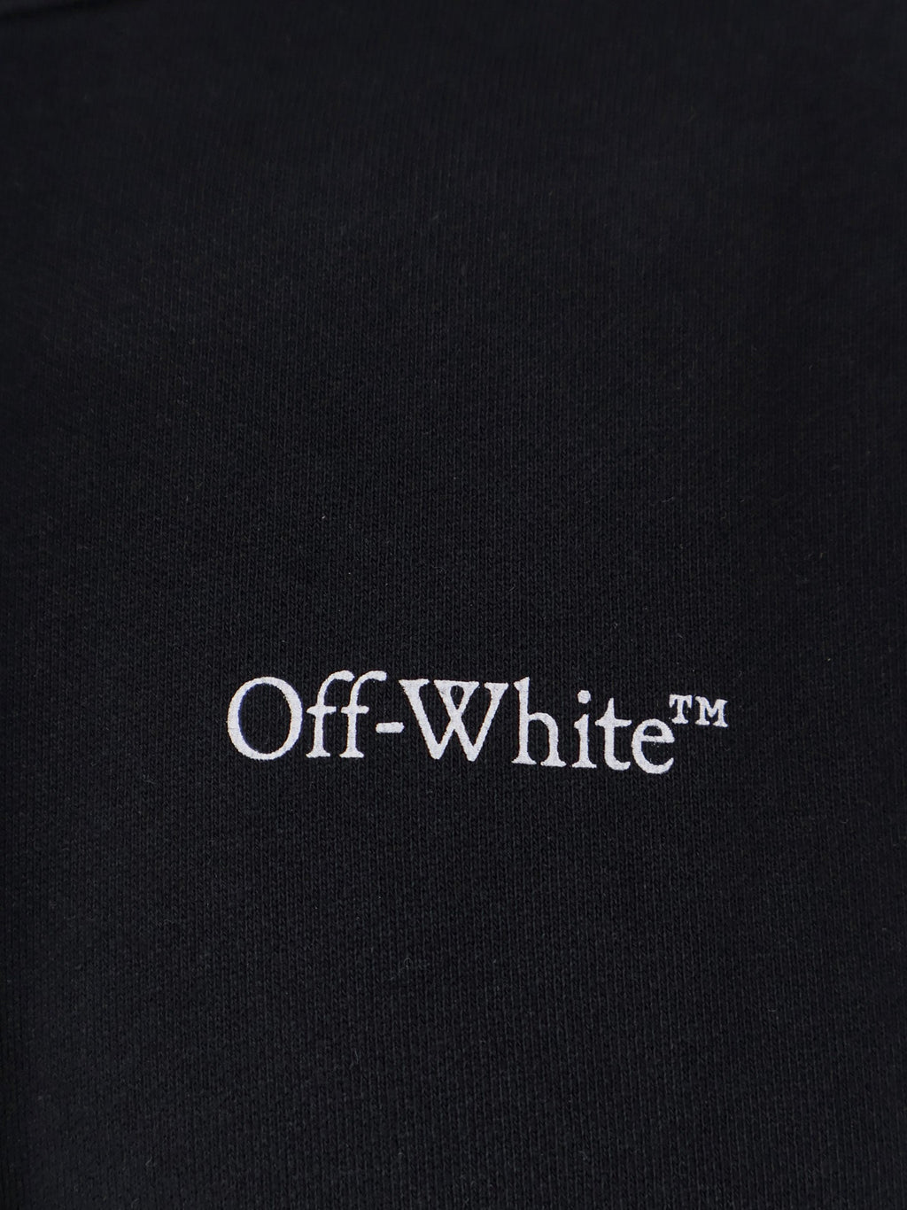 Off White Cotton Sweatshirt