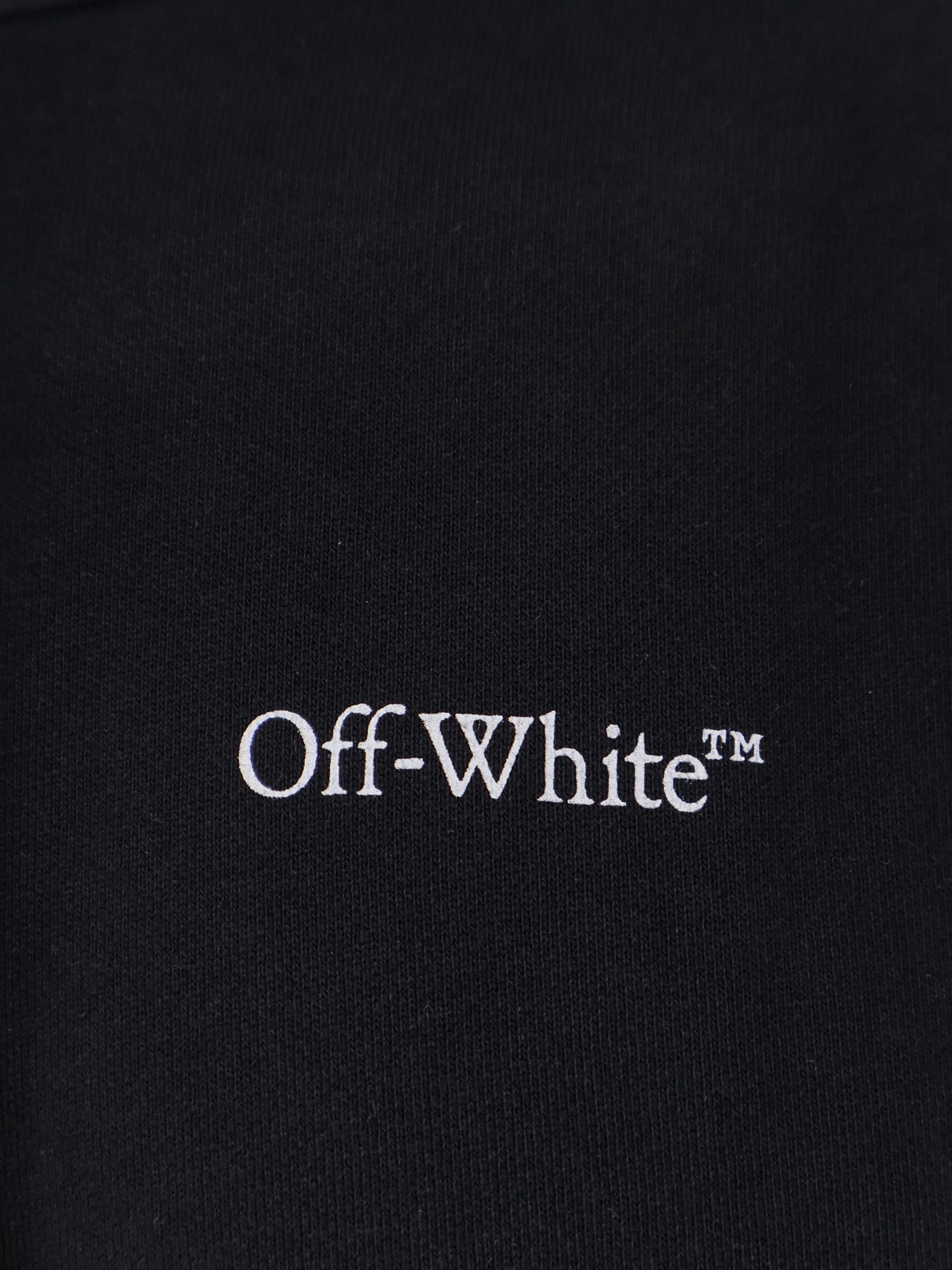 Off White Cotton Sweatshirt