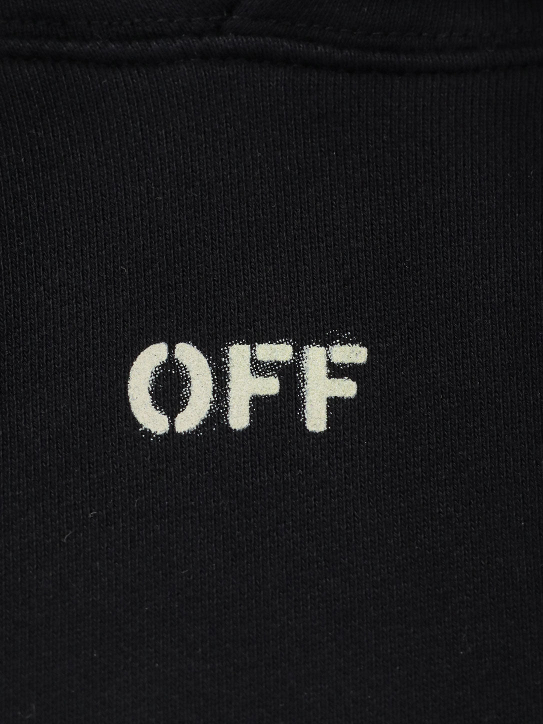 Off White Cotton Sweatshirt