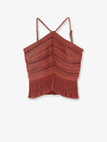 Patbo Asymmetrical Top With Fringes
