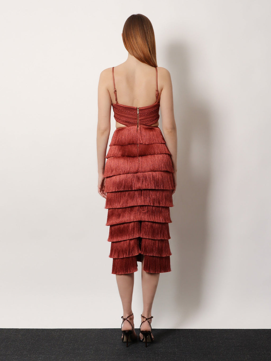 Patbo Amethyst Fringed Dress