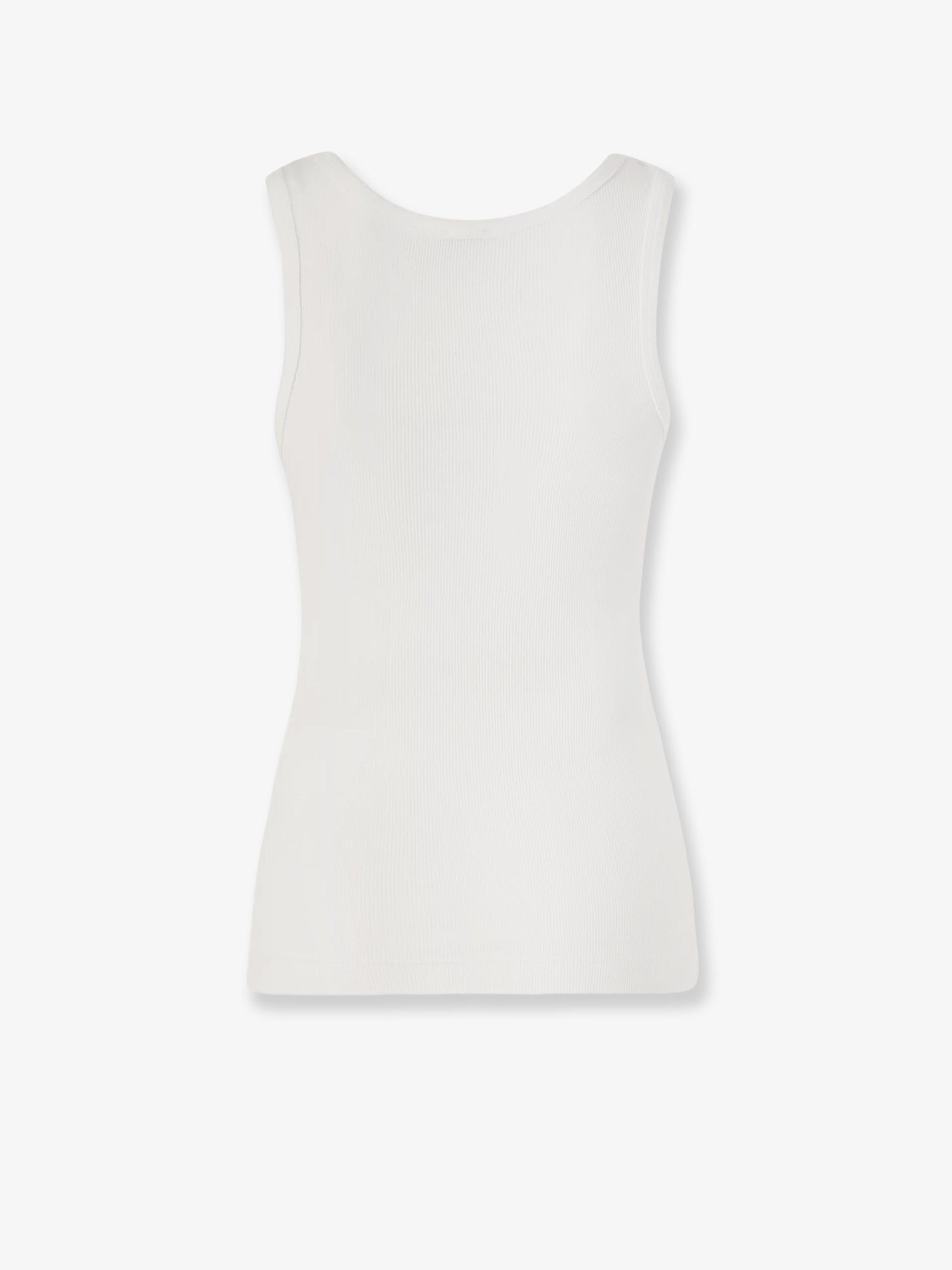 Pinko Cotton Tank Top With Love Birds Logo On The Front