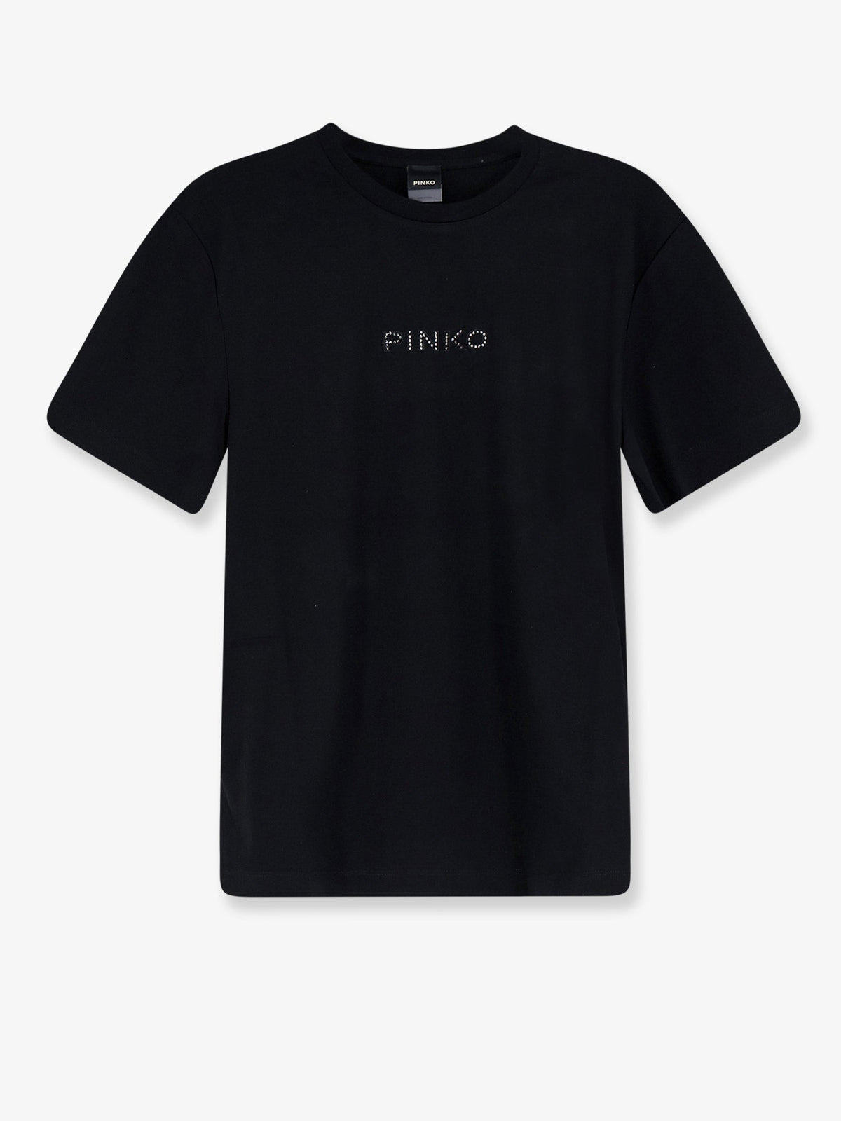 Pinko Cotton T-Shirt With Front Lettering Logo