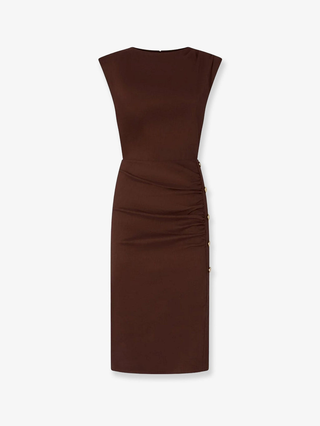 Pinko Alissa Linen And Viscose Dress